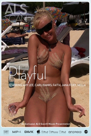 Amy Lee & Carli Banks & Faith & Jana Foxy & Nella & Zuzana - `Playful` - for ALS SCAN Amy Lee & Carli Banks & Faith & Jana Foxy & Nella & Zuzana - `Playful` - for ALS SCAN
